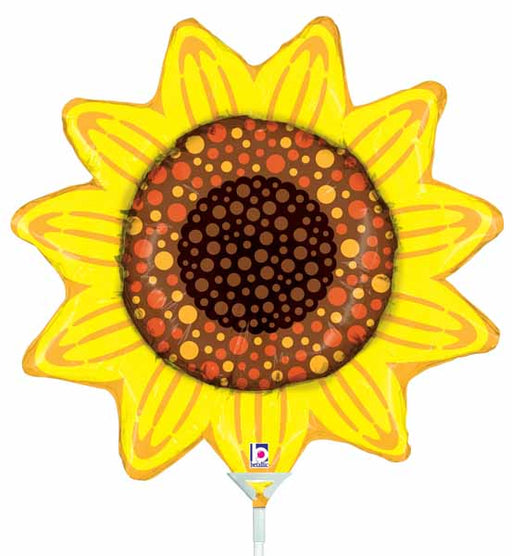 14-Inch Sunflower Mini Shape Foil Balloon