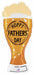 Hoppy Father's Day Beer-Shaped Foil Balloon, 39 Inch