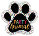 Party Animal Paw 24-Inch Foil Balloon