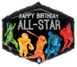 All Star Sports Birthday 30-Inch Shaped Foil Balloon