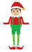 Special Delivery Elf 66-Inch Christmas Foil Balloon