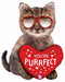 Purrfect Cat 26-Inch Foil Balloon