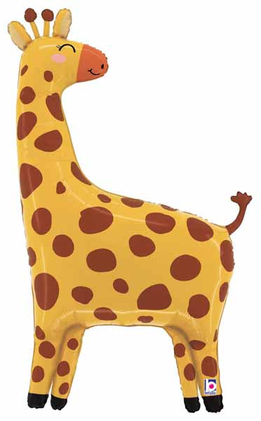 Jungle Giraffe 41-Inch Shaped Foil Balloon