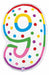 24" Number 9 Birthday Candle Foil Balloon