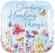 Healing Thoughts 18" Square Get Well Foil Balloon