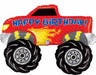 34-Inch Monster Truck Happy Birthday Foil Balloon