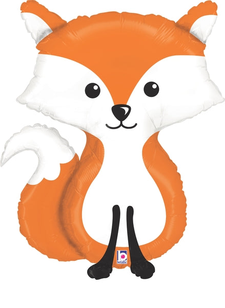 Woodland Fox 36-Inch Foil Balloon