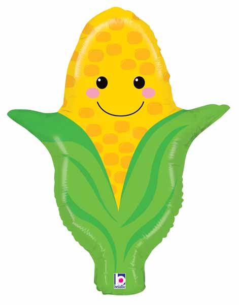 Corn Produce Pal 27-Inch Shaped Foil Balloon