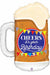 Cheers Birthday Beer 34" Shaped Foil Balloon