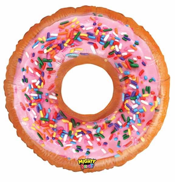 Mighty Donut 30 Inch Foil Balloon