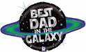Galactic Dad 31-Inch Holographic Foil Balloon