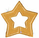 48-Inch Gold Holographic Linking Star Foil Balloon