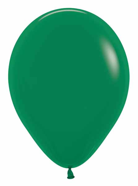 Sempertex Forest Green 5-Inch Latex Balloons, 50 Pack