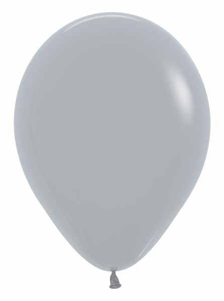 Sempertex Grey #081 5" Latex Balloons, 50 Pack
