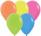 Sempertex 5-Inch Assorted Neon Latex Balloons, 50-Pack
