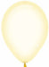 Crystal Pastel Yellow 11-Inch Latex Balloons, 100 Count