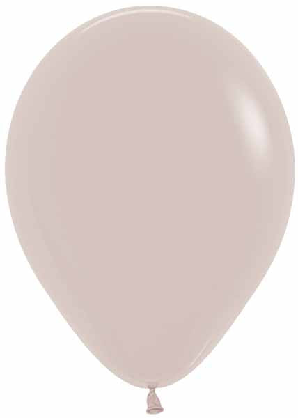 Sempertex White Sand #071 5" Latex Balloons, 50 Count