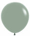 Pastel Dusk Laurel Green 18-Inch Latex Balloons, 25-Pack