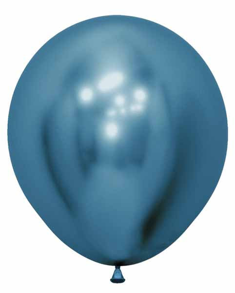 Sempertex Reflex Blue 18-Inch Latex Balloons, 25 Count
