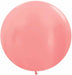 36-Inch Metallic Rose Gold Latex Balloons, 2-Pack