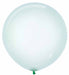 Crystal Pastel Green 24-Inch Latex Balloons, 10 Pack