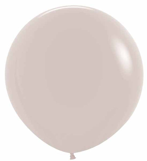 Sempertex White Sand 24-Inch Latex Balloons, 10 Pack