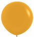 Deluxe Mustard 24-Inch Latex Balloons, 10 Pack