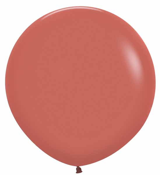 Deluxe Terracotta 24-Inch Latex Balloons, 10 Pack