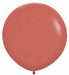 Deluxe Terracotta 24-Inch Latex Balloons, 10 Pack
