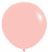 Pastel Matte Melon 24-Inch Latex Balloons, 10 Count