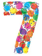 Party Megaloons Number 7 Balloon, 40 Inch