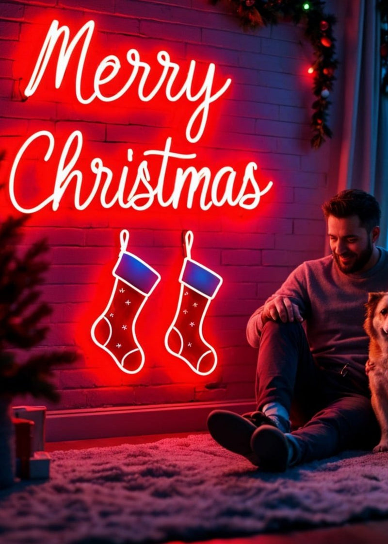 christmas neon signs