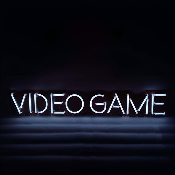 Neon Light Sign - Video Game