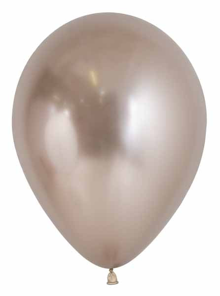 Sempertex Reflex Champagne 11-Inch Latex Balloons, 50 Count
