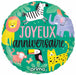 Jungle Anniversaire 18 Inch Foil Balloon