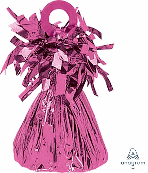 Bright Pink Foil Balloon Weight, 170 g