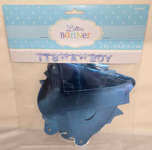 It's a Boy Foil Letter Banner