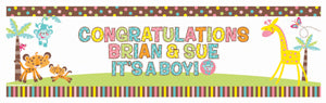 Giant Baby Sign, 65 x 20 Inches