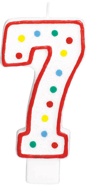 5-Inch Number 7 Birthday Candle