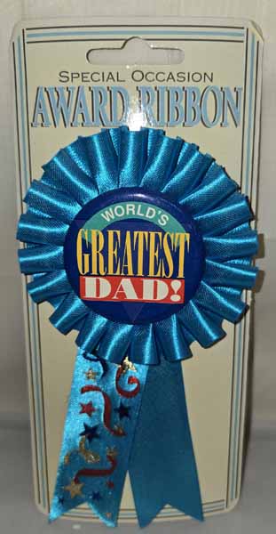 World's Greatest Dad Award Ribbon
