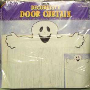 Ghost Halloween Door Curtain