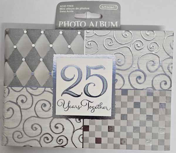 25th Anniversary Snapshot Photo Album
