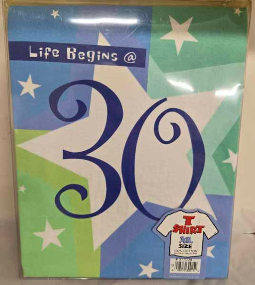 Birthday Shimmer 30th Birthday T-Shirt, XL