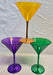 Mardi Gras Martini Glass, 5 oz