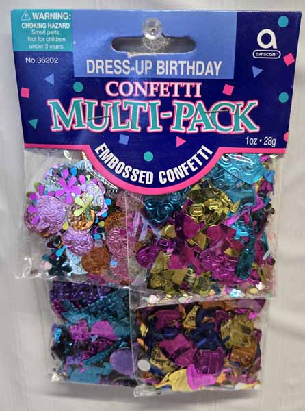 Dress Up Birthday Confetti Multipack