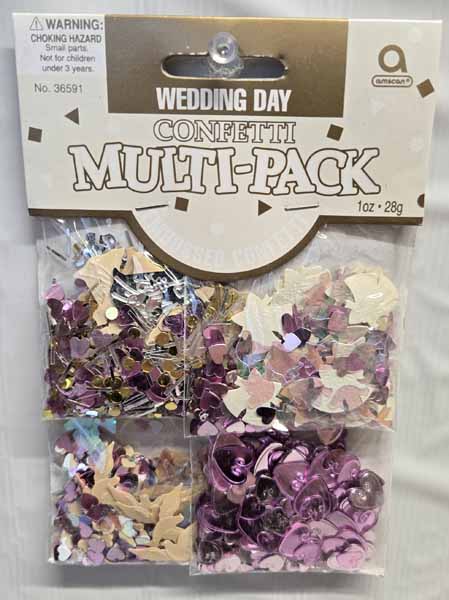 Wedding Day Table Confetti