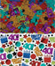 Happy 40th Birthday Dots & Stripes Confetti