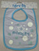 Boy's 1st Birthday Fabric Baby Bib