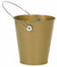 Gold Metal Bucket, 4.5 Inch