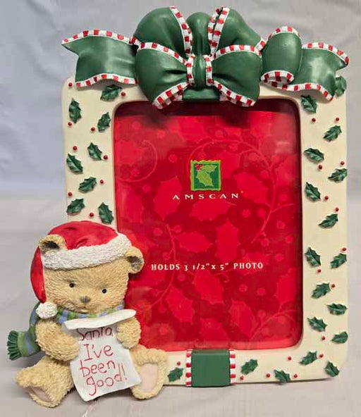 Teddy Time I've Been Good Christmas Frame